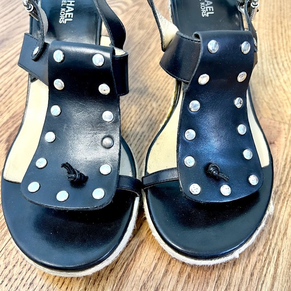 Michael Kors Espadrille Wedge Sandals 10 - Picture 5 of 11